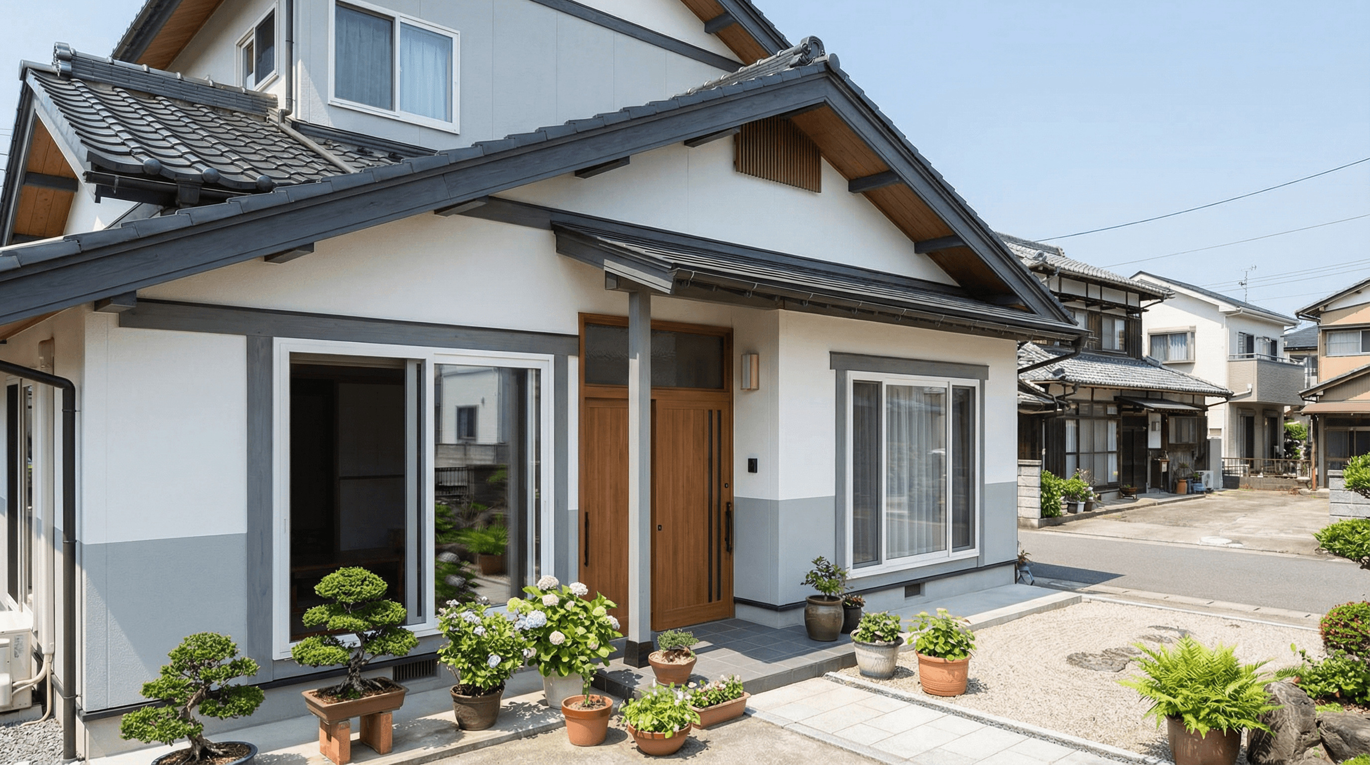 築20年のサイディングを無機塗料で再生。 新築以上の輝きに。